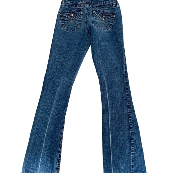 Brooklyn Low Rise Skinny Flare Jeans - Picture 2 of 2